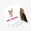 Plum Merry Christmas Deer Doung Yoga Confetti-exploding Greetings Card -Christmas Gifts Store 0eaebf990830b4c3175562e5ab6fd365
