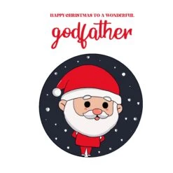 Happy Christmas Godfather Cute Santa Confetti-exploding Greetings Card 5 Happy Christmas Godfather Cute Santa Confetti-exploding Greetings Card -Christmas Gifts Store 1 56599a49 452e 48af 8c87 4846edfb89f6