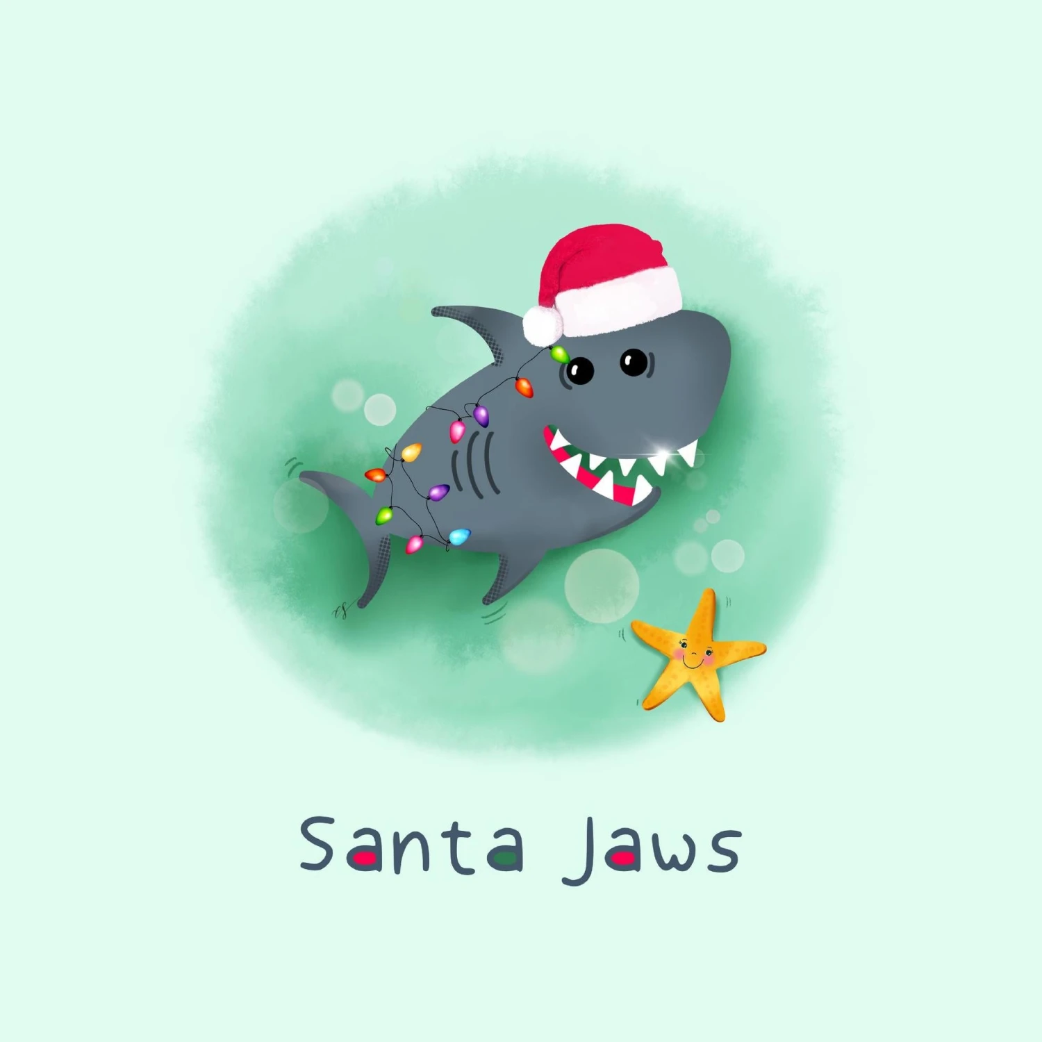 Santa Jaws Christmas Confetti-exploding Greetings Card 4 Santa Jaws Christmas Confetti-exploding Greetings Card - Image 2