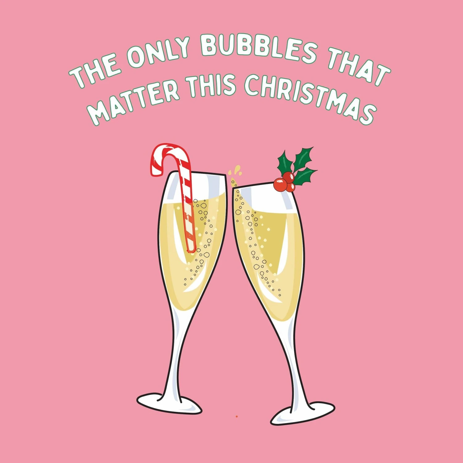 The Only Bubbles That Matter This Christmas Confetti-exploding Greetings Card 4 The Only Bubbles That Matter This Christmas Confetti-exploding Greetings Card - Image 2
