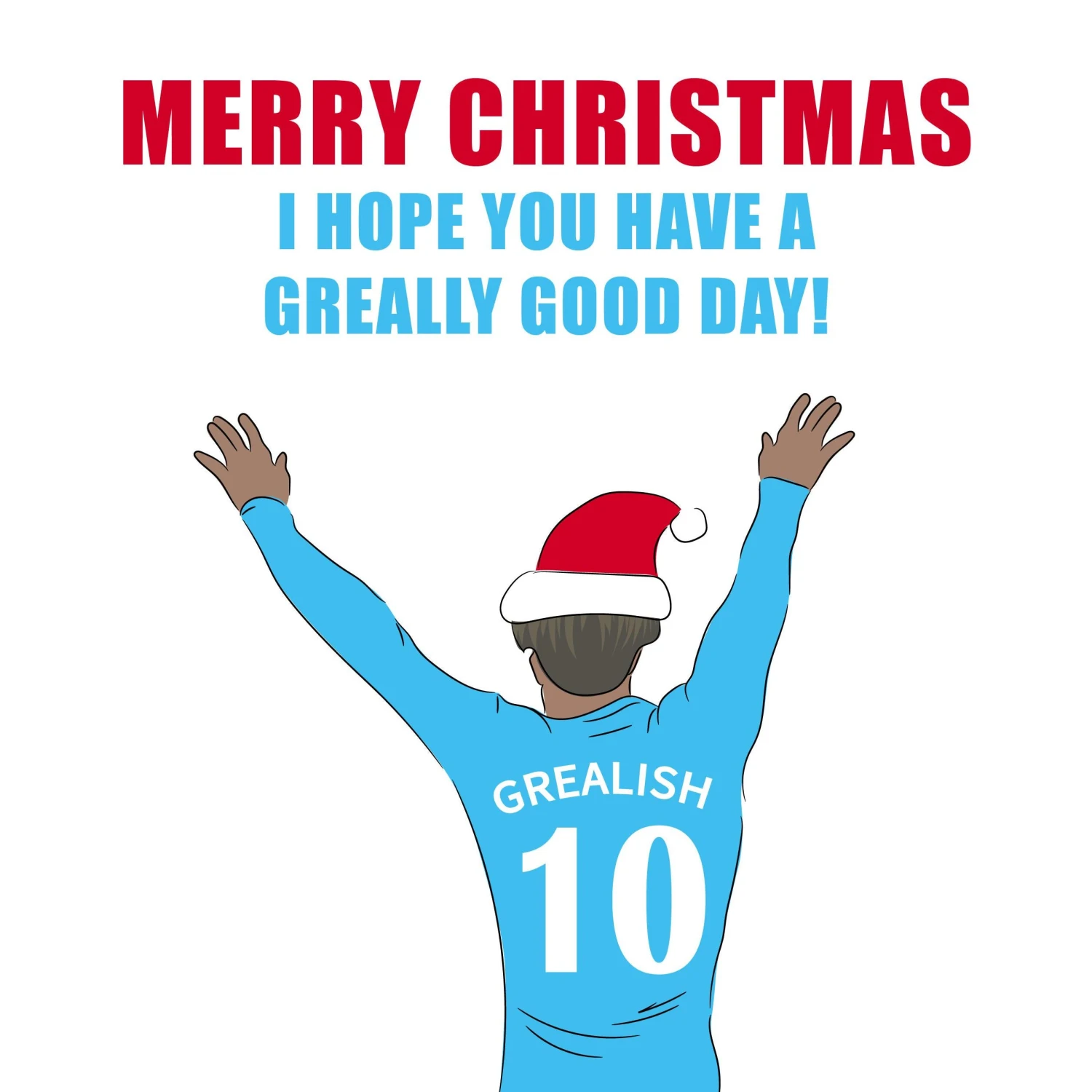 Plum Merry Christmas I Hope You Have A Greally Good Day Jack Grealish Confetti-exploding Greetings Card 4 Plum Merry Christmas I Hope You Have A Greally Good Day Jack Grealish Confetti-exploding Greetings Card - Image 2