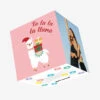 Fa La La Llama Christmas Confetti-exploding Greetings Card -Christmas Gifts Store 1e840bd59a8857f729e59f5f45fcb8be