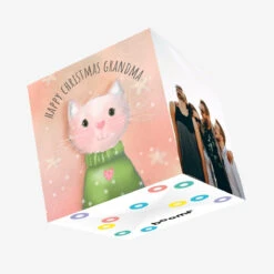 Happy Christmas Grandma Confetti-exploding Greetings Card