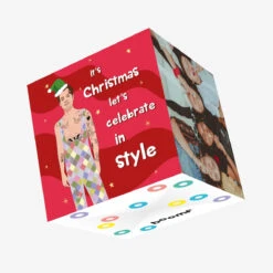 Harry Styles Christmas Confetti-exploding Greetings Card