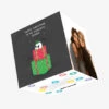 My Favourite Weirdo Christmas Confetti-exploding Greetings Card -Christmas Gifts Store 69845bcd9826019cd70d5f82821a2b7c