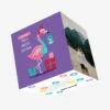 Cute Flamingo Daughter Fabulous Christmas Confetti-exploding Greetings Card -Christmas Gifts Store 6b6b314bb5a486fd2bbb8acdfac5118c