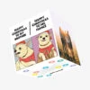 Kiwi Merry Christmas Brother And His Fiance Funny Dog Meme Confetti-exploding Greetings Card -Christmas Gifts Store 70e90151499b90087e600c9c921d1b58