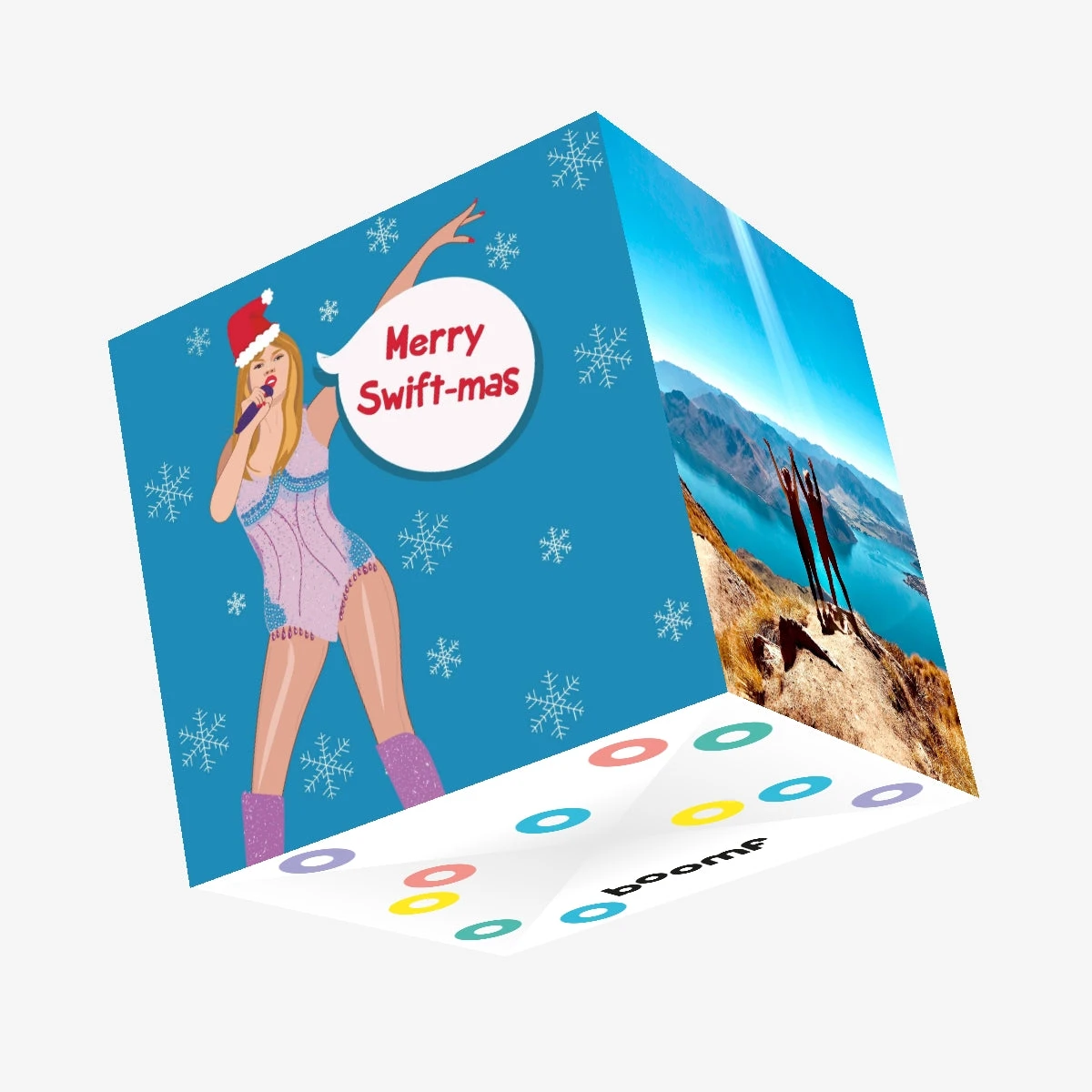 Merry Swift-Mas Taylor Swift Christmas Confetti-exploding Greetings Card 3 Merry Swift-Mas Taylor Swift Christmas Confetti-exploding Greetings Card