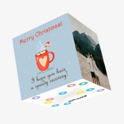 Plum Merry Christmas I Hope You Have A Speedy Recovery Confetti-exploding Greetings Card