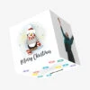 Merry Christmas Cute Penguin Confetti-exploding Greetings Card -Christmas Gifts Store 9e0e6332cd3d6daa5478da00b4d02777
