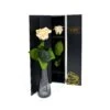 Everlasting Single Long Stem Classic Champagne Rose -Christmas Gifts Store WhiteRose3