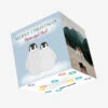 Penguins Merry Christmas Mum And Dad Confetti-exploding Greetings Card
