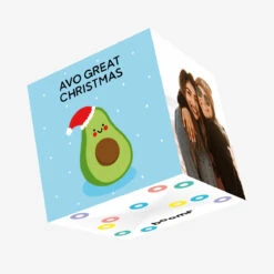 Avocado Great Christmas Confetti-exploding Greetings Card