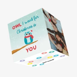 Owl I Want For Christmas Confetti-exploding Greetings Card