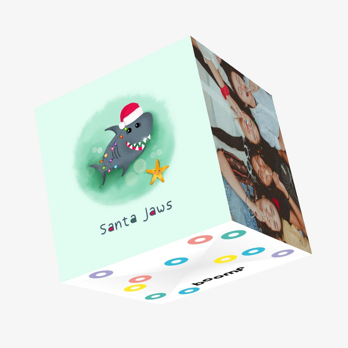 Santa Jaws Christmas Confetti-exploding Greetings Card 3 Santa Jaws Christmas Confetti-exploding Greetings Card