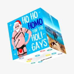 Ho-Ho Homo For The Holi-Gays Christmas Confetti-exploding Greetings Card