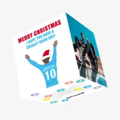 Plum Merry Christmas I Hope You Have A Greally Good Day Jack Grealish Confetti-exploding Greetings Card