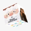 Merry Christmas Cute Santa Confetti-exploding Greetings Card -Christmas Gifts Store cda31dcc808ffc9b30f43db3ba8d3140