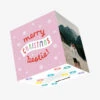 Merry Christmas Bestie Confetti-exploding Greetings Card