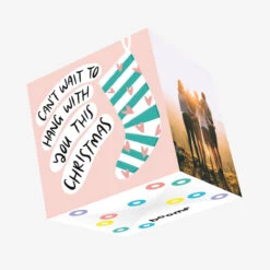 Can't Wait To Hang With You Christmas Confetti-exploding Greetings Card