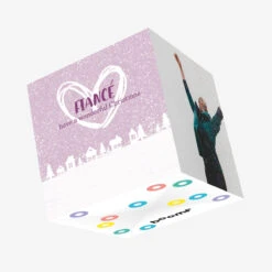 Purple Merry Christmas To Fiance Confetti-exploding Greetings Card