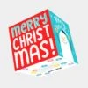 Merry Christmas Card 3D Cube Card